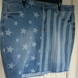 Judy Blue Denim with Star Pattern